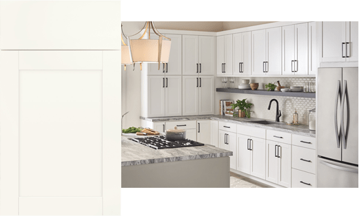 Kitchen white cabinets | Raider Flooring